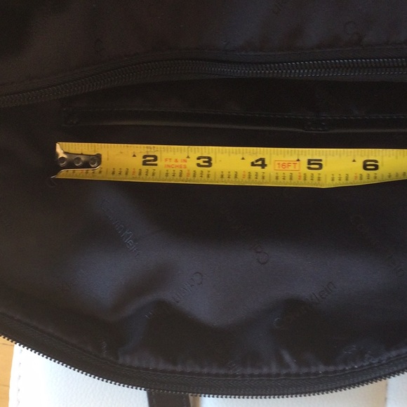 NWT Calvin Klein Black/Gold Handbag - Picture 8 of 16